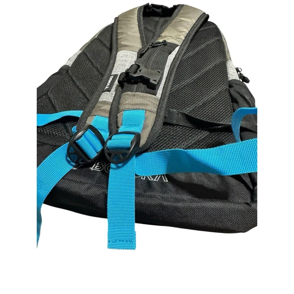 Bondka Hiking Backpack Daypack Blue/Gray/Black, Adjustable & Padded Straps NWOT